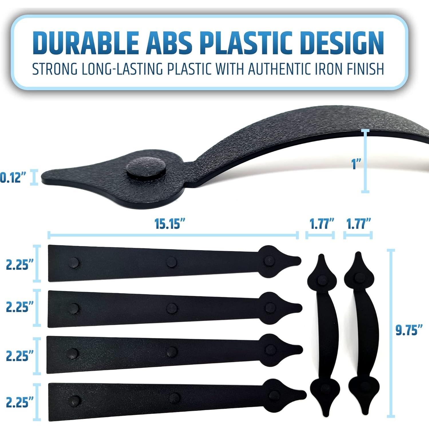 Juego de 2 Manijas y 4 Bisagras Magnéticas HMmagnets