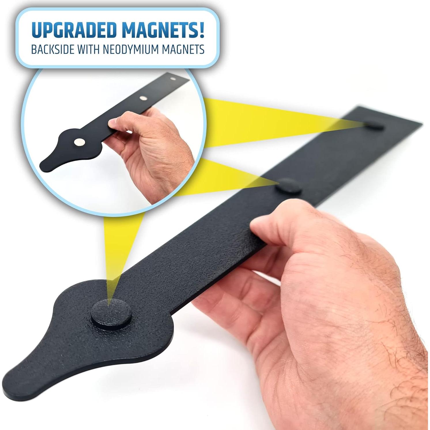 Juego de 2 Manijas y 4 Bisagras Magnéticas HMmagnets