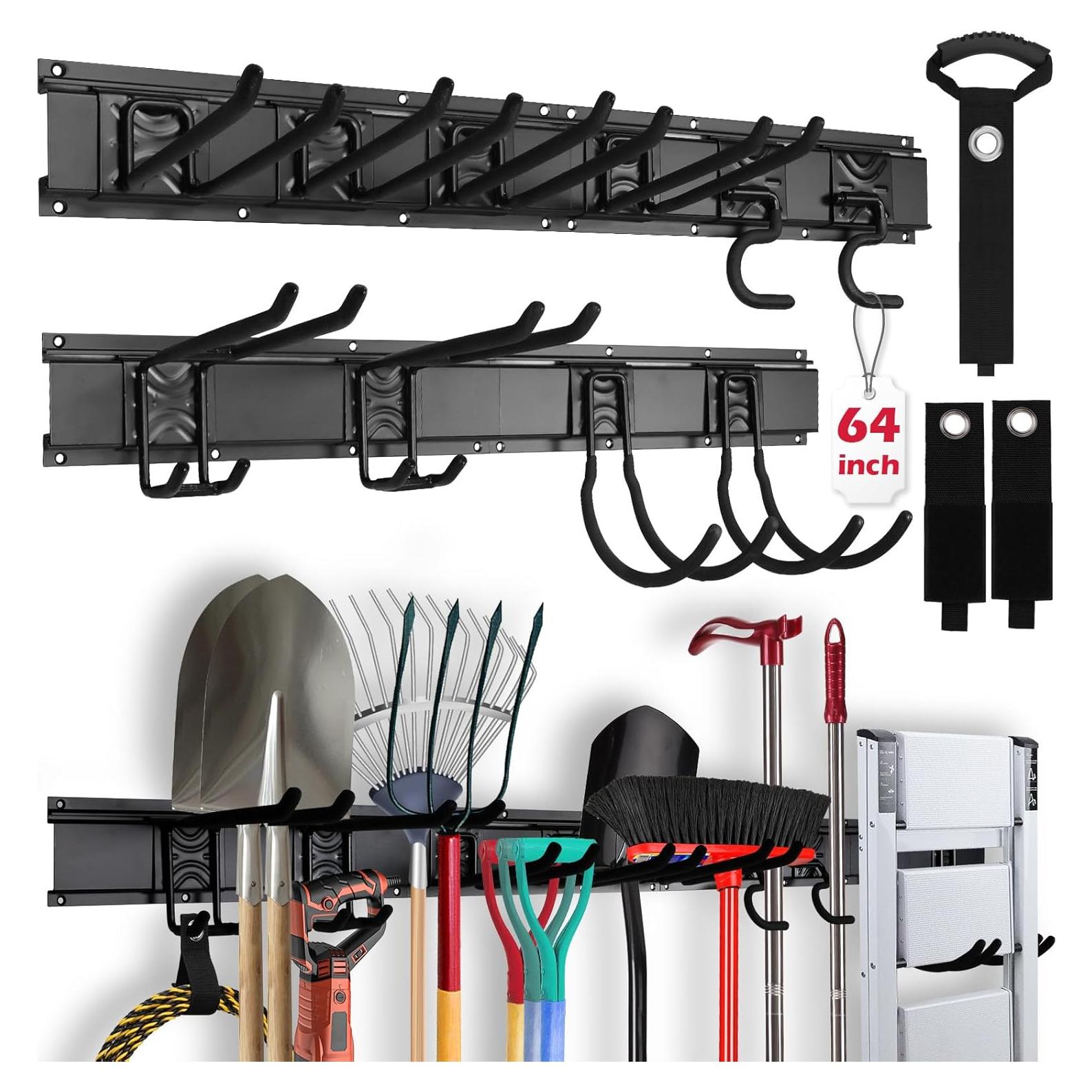 Organizador de Herramientas SEDY 162.56 cm - 4 Estantes, 10 Ganchos