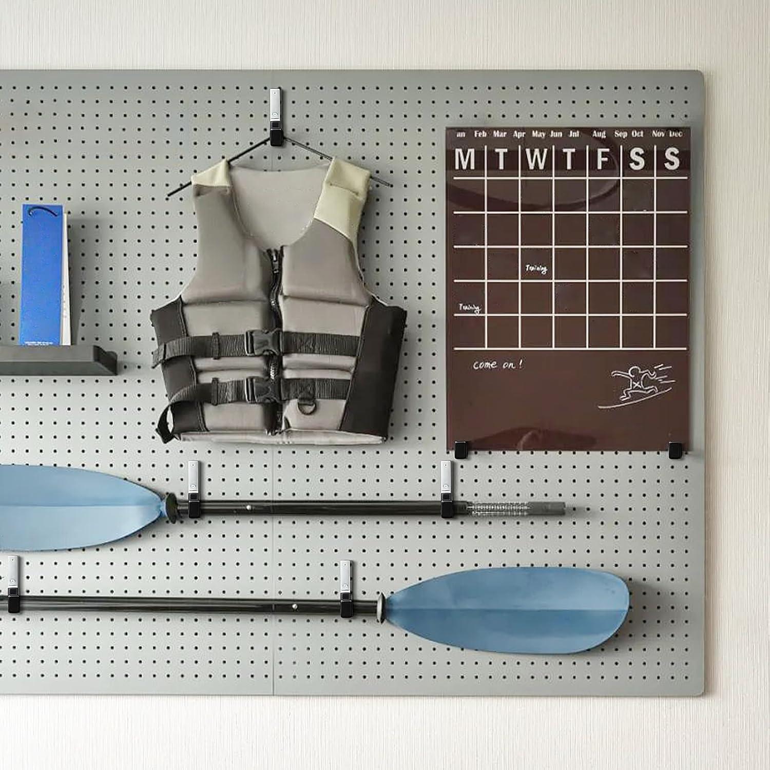 Ganchos de Almacenamiento GeeWatom de Acero Antideslizante 6PC