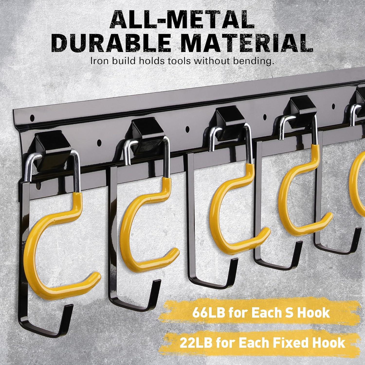 Organizador de Herramientas de Jardín ELEAD 172.72 cm Metal Amarillo