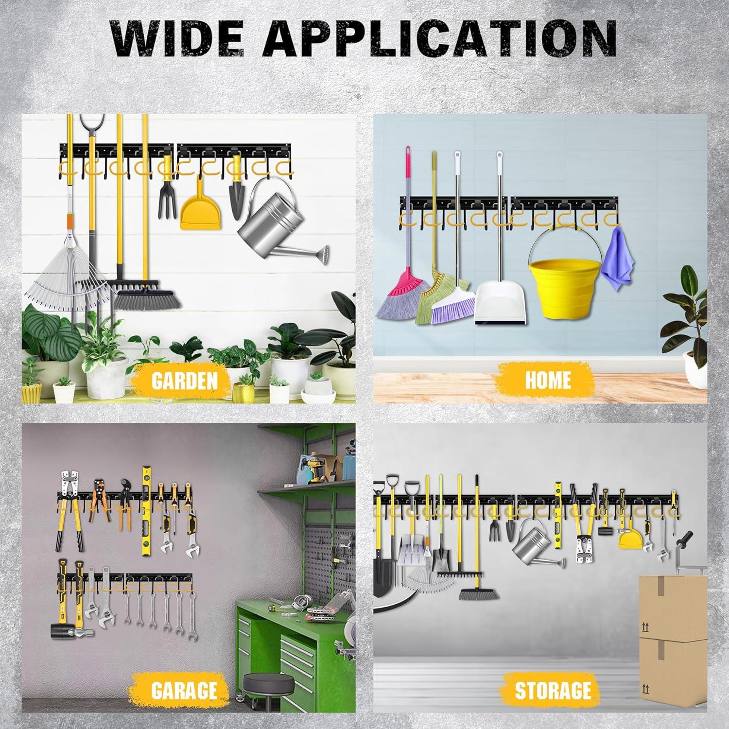 Organizador de Herramientas de Jardín ELEAD 172.72 cm Metal Amarillo