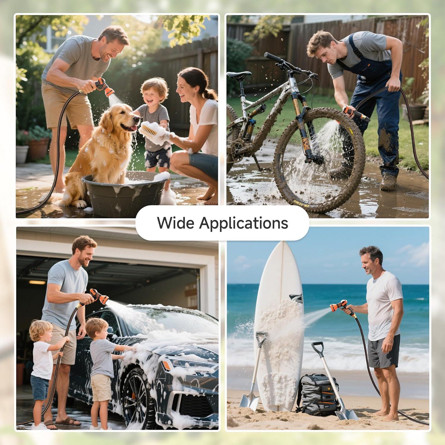 Carrete de Manguera de Jardín Giraffe Tools 39.62m Automático