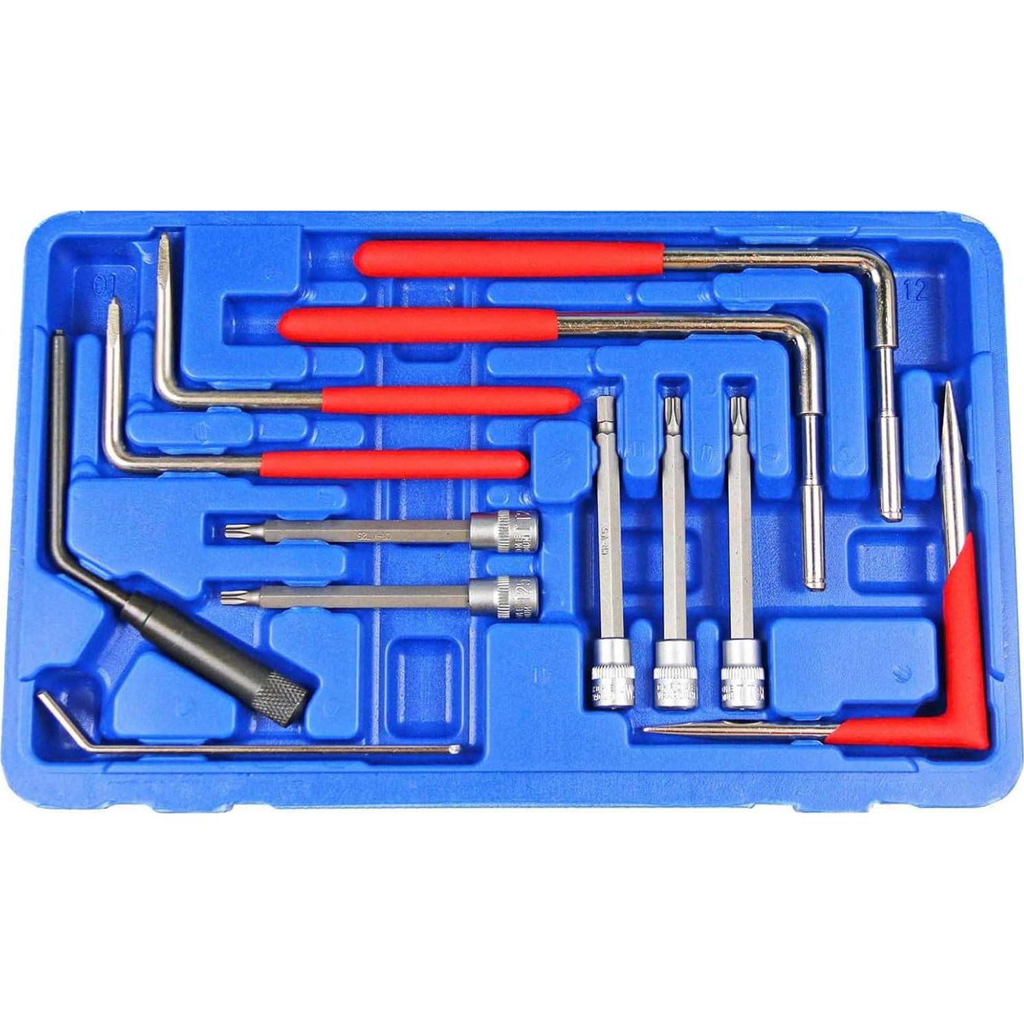 Juego de herramientas para extracción de airbags KZU 12 piezas