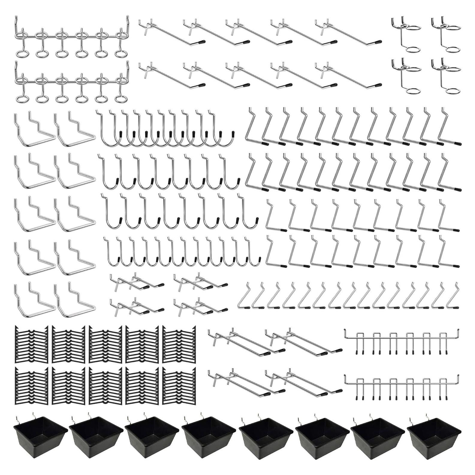 258 Ganchos para Tablero Perforado Dobures - Accesorios de Almacenamiento