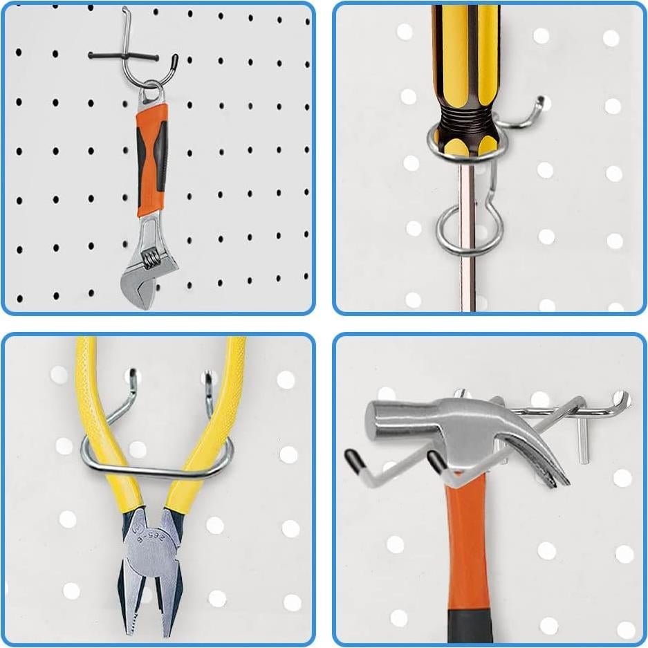 258 Ganchos para Tablero Perforado Dobures - Accesorios de Almacenamiento