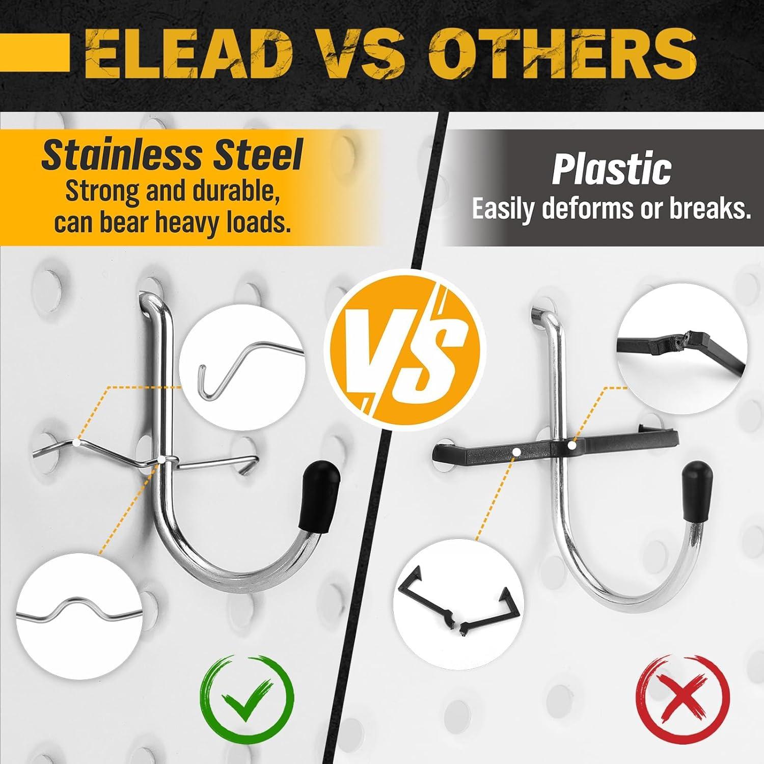 Ganchos para Tablero de Clavos ELEAD 260 Piezas Organizador