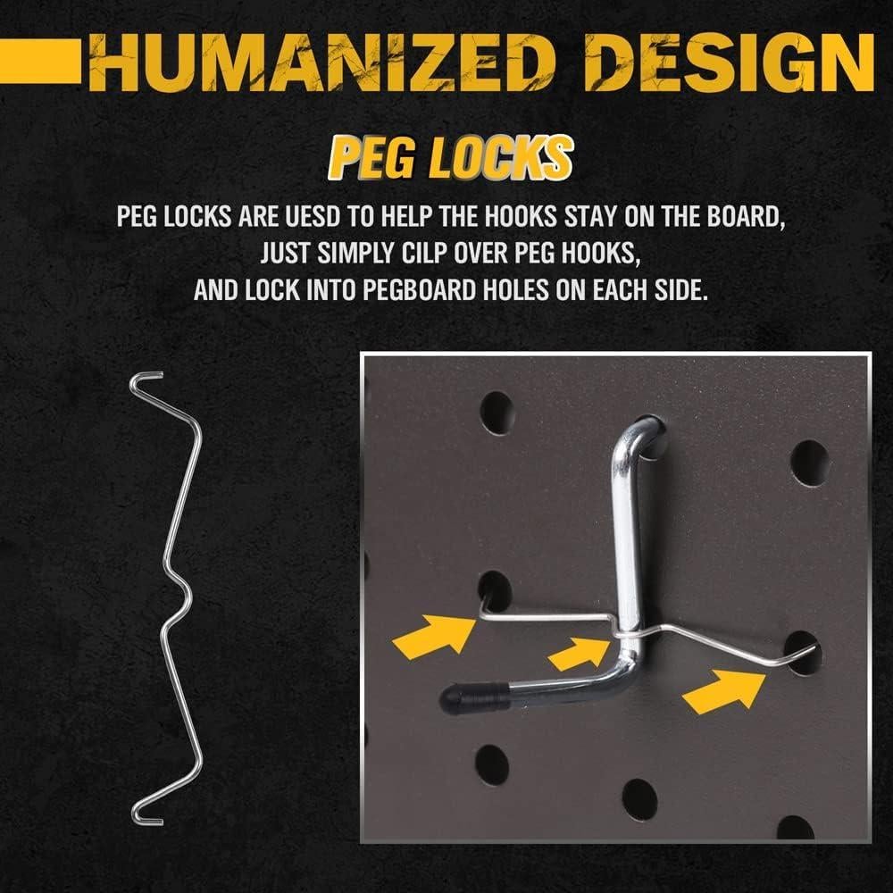 Ganchos para Tablero de Clavos ELEAD 260 Piezas Organizador