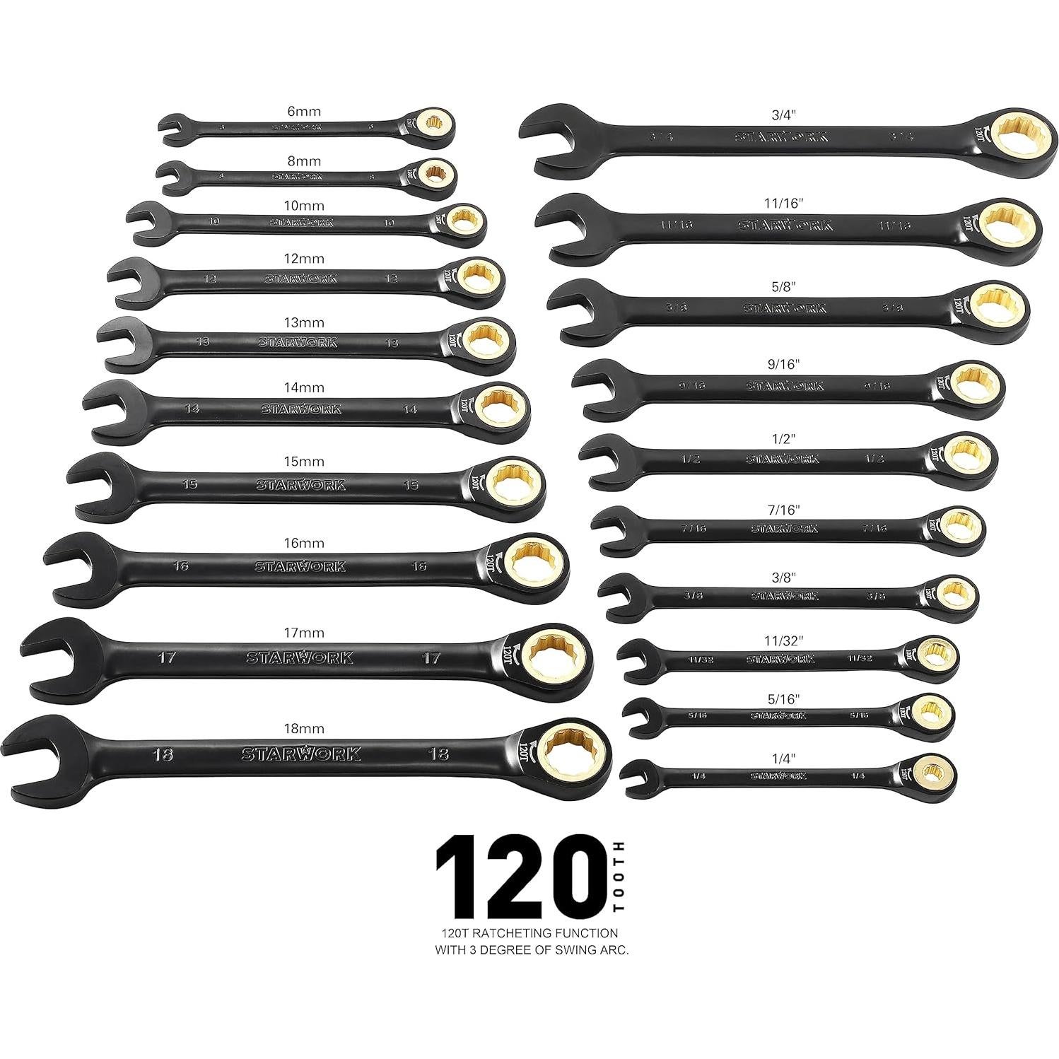 Juego de Herramientas Mecánicas Starwork 303 Piezas Profesional