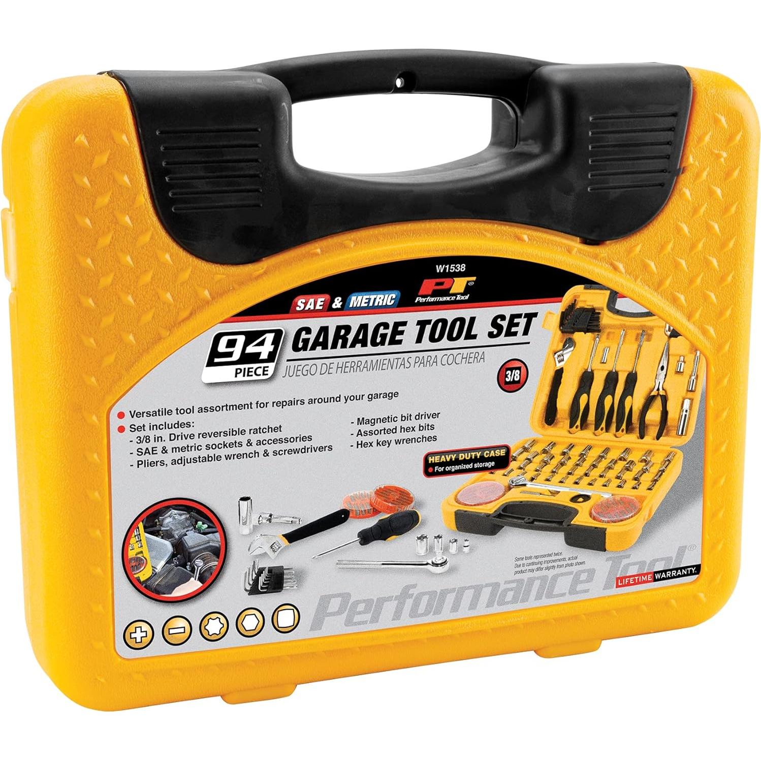 Juego de Herramientas Performance Tool W1538 94 Piezas Métricas