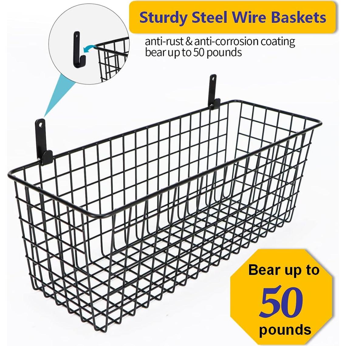 Cestas de Alambre Colgantes JOBEN Extra Grande 18.14 kg