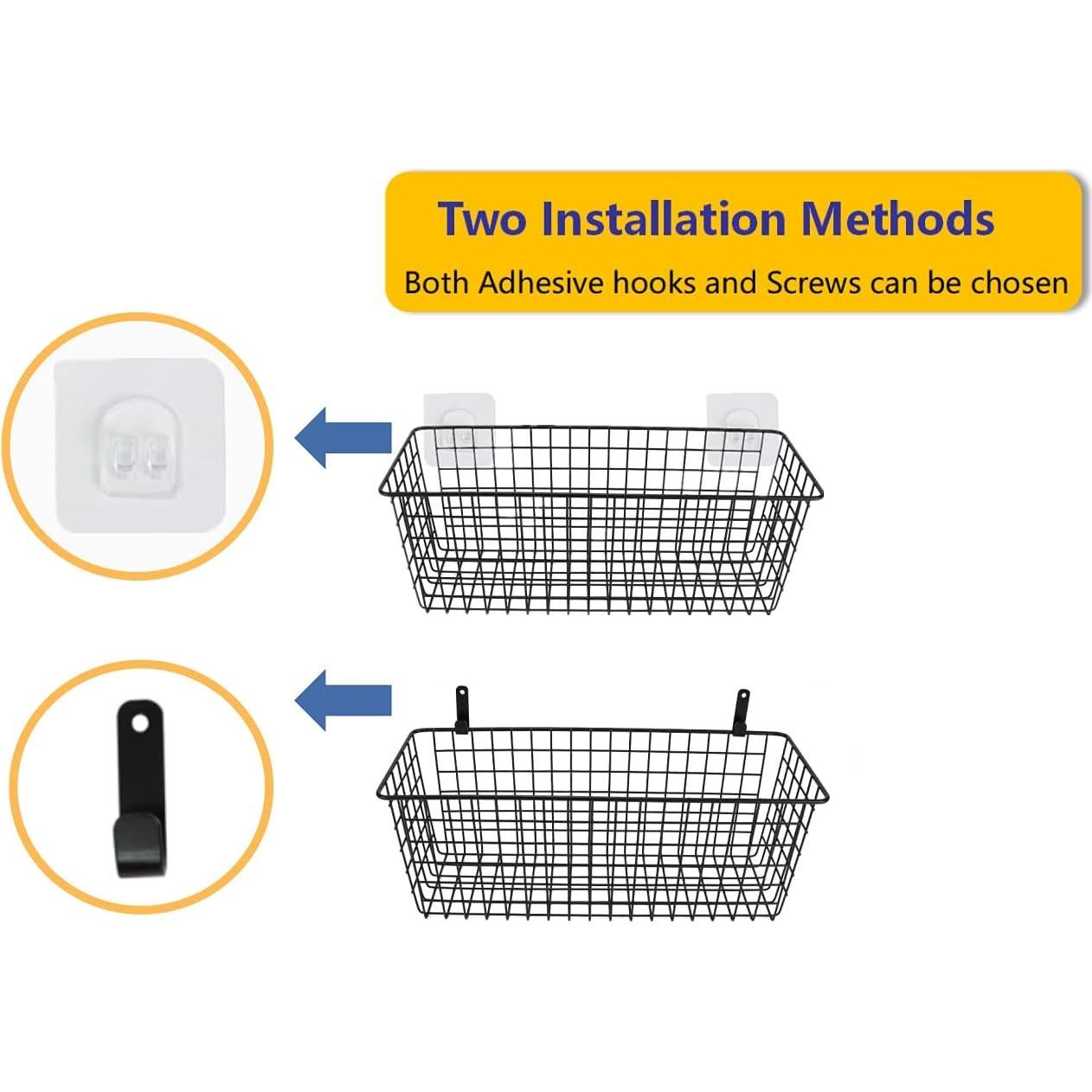 Cestas de Alambre Colgantes JOBEN Extra Grande 18.14 kg