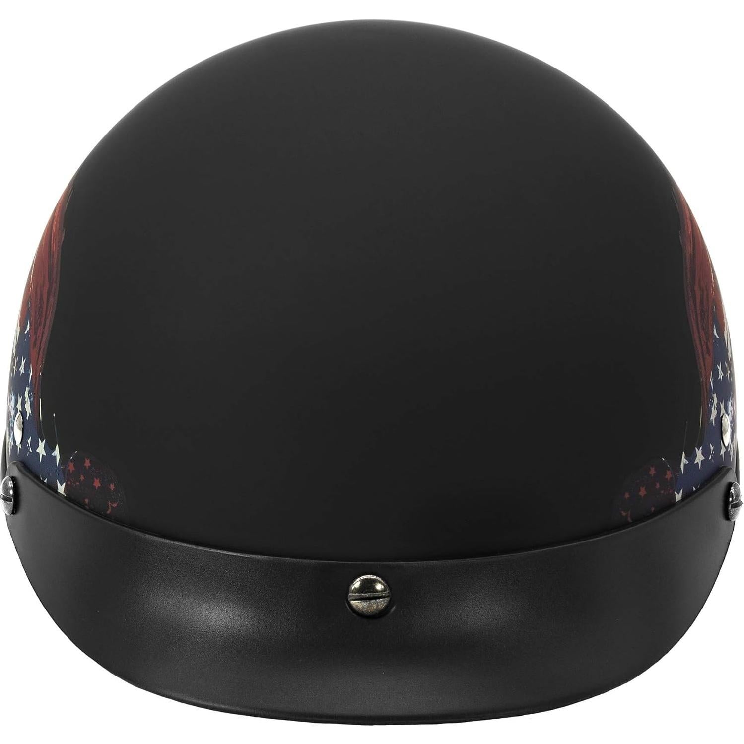 Casco VCAN V5 Cruiser Half Face Negro XL