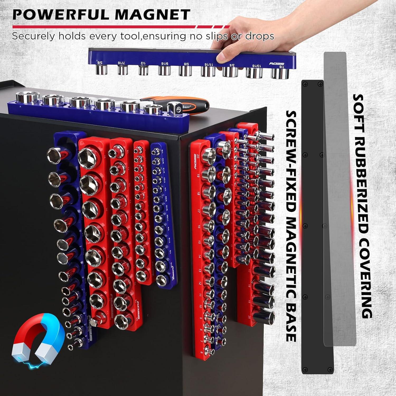 Juego organizador zócalos magnéticos 12 piezas SEDY 5 mm