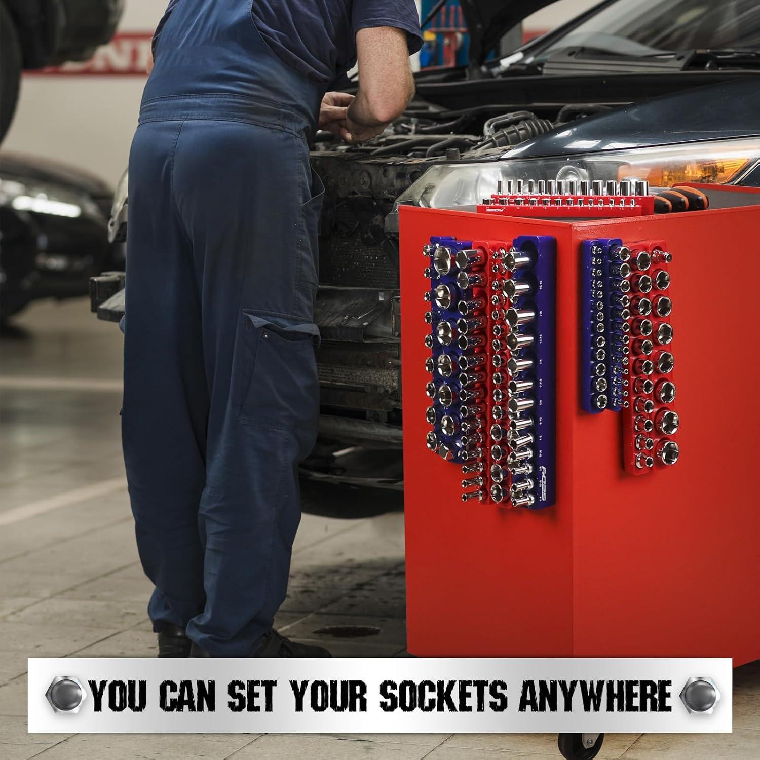 Juego organizador zócalos magnéticos 12 piezas SEDY 5 mm