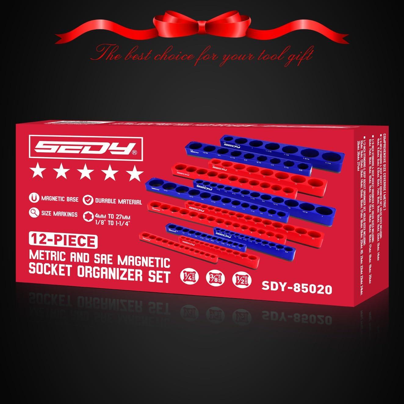 Juego organizador zócalos magnéticos 12 piezas SEDY 5 mm