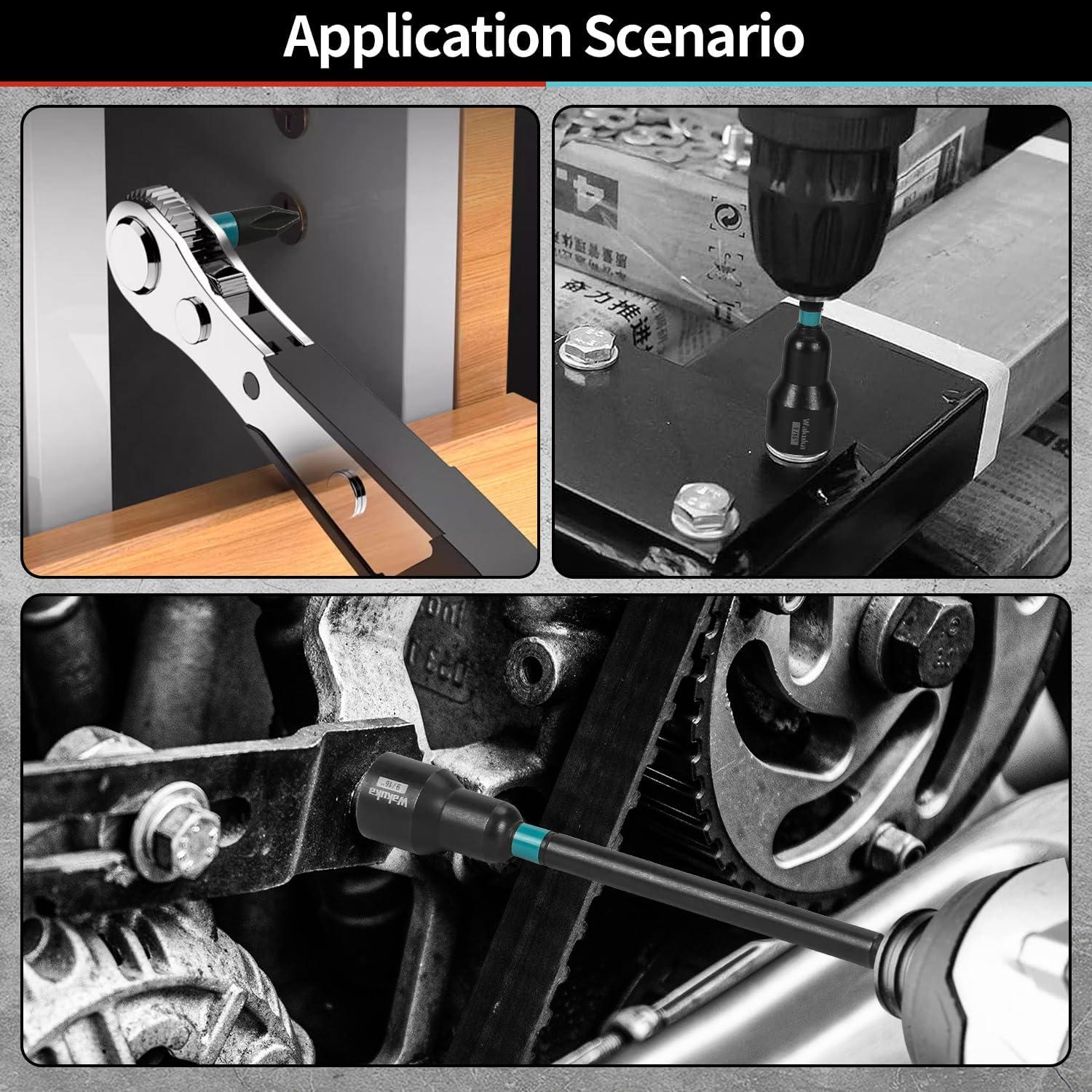 Juego de Destornilladores Magnéticos 60PCS WaKuKa - SAE y Métricos