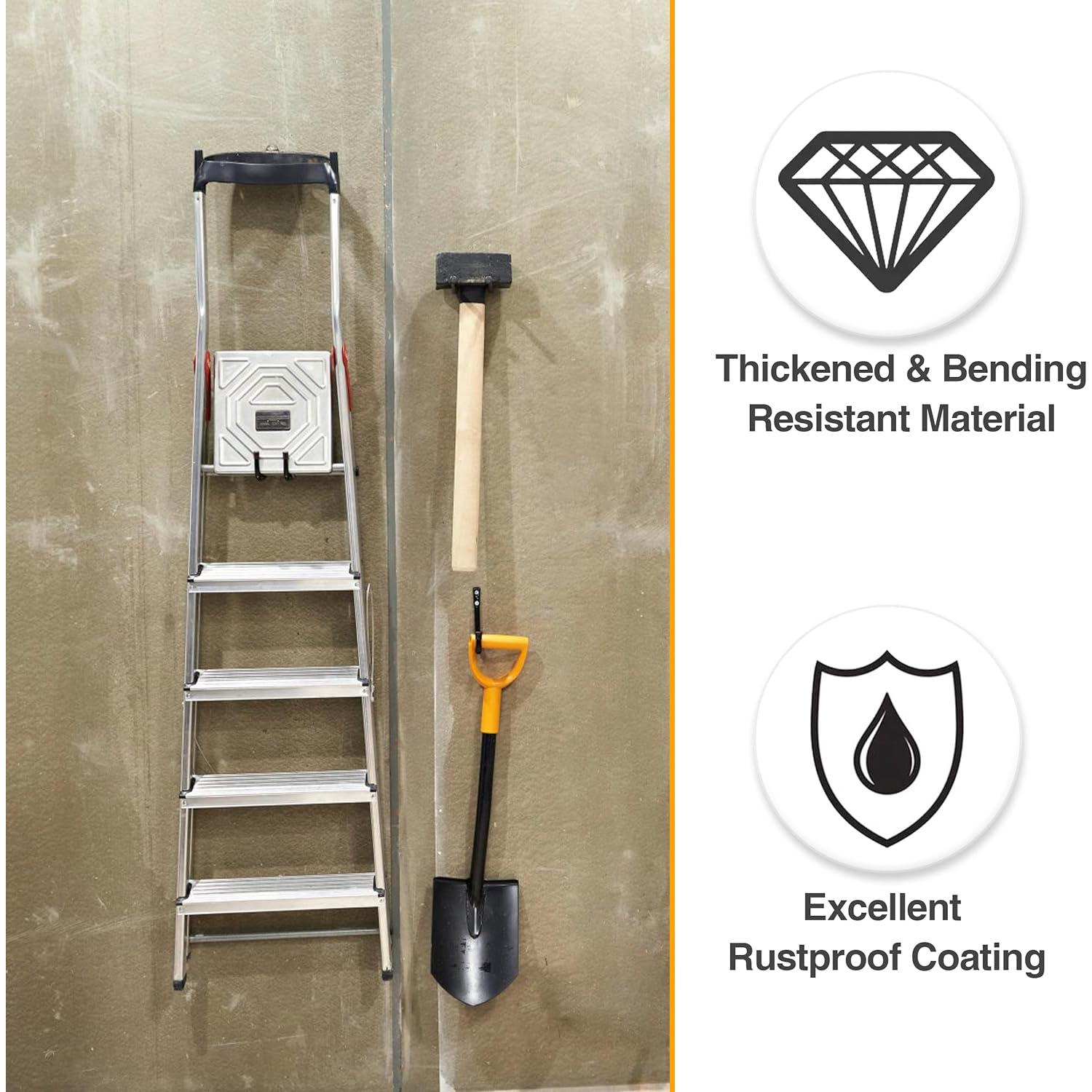 Ganchos de Pared KURUI Alta Resistencia 6 Piezas 31.75 kg