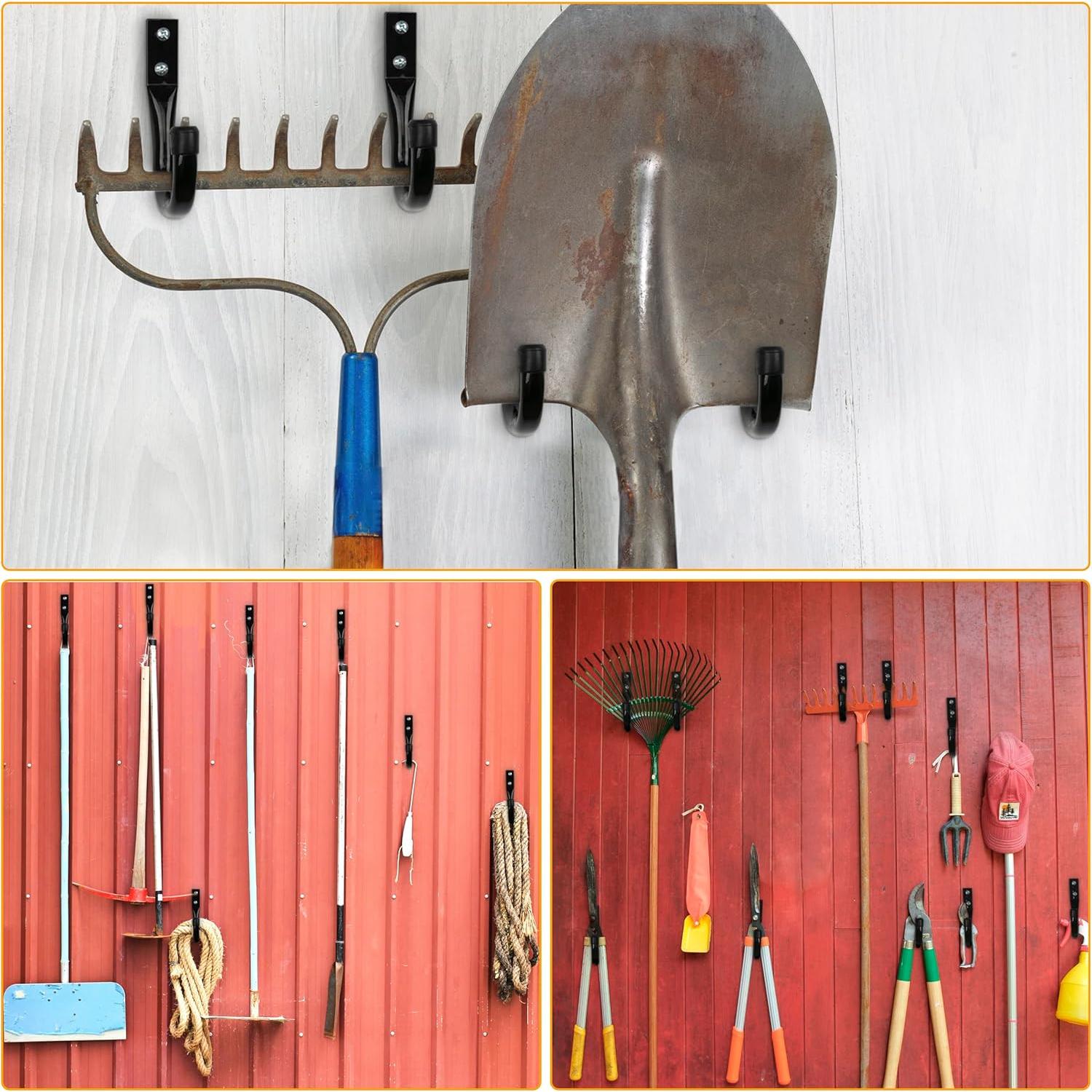 Ganchos de Pared KURUI Alta Resistencia 6 Piezas 31.75 kg