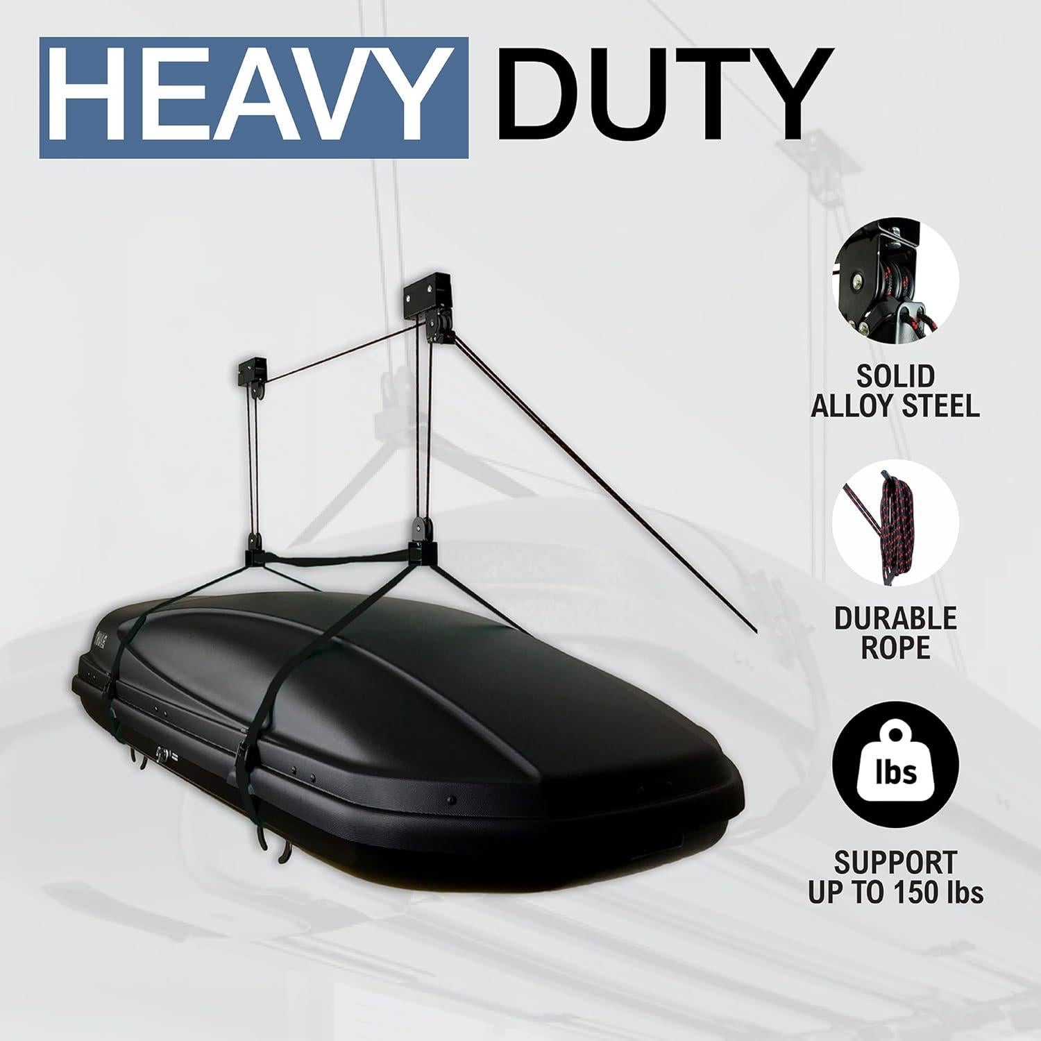 Elevador de Techo StoreYourBoard HOIST para Cajas de Carga 68 kg