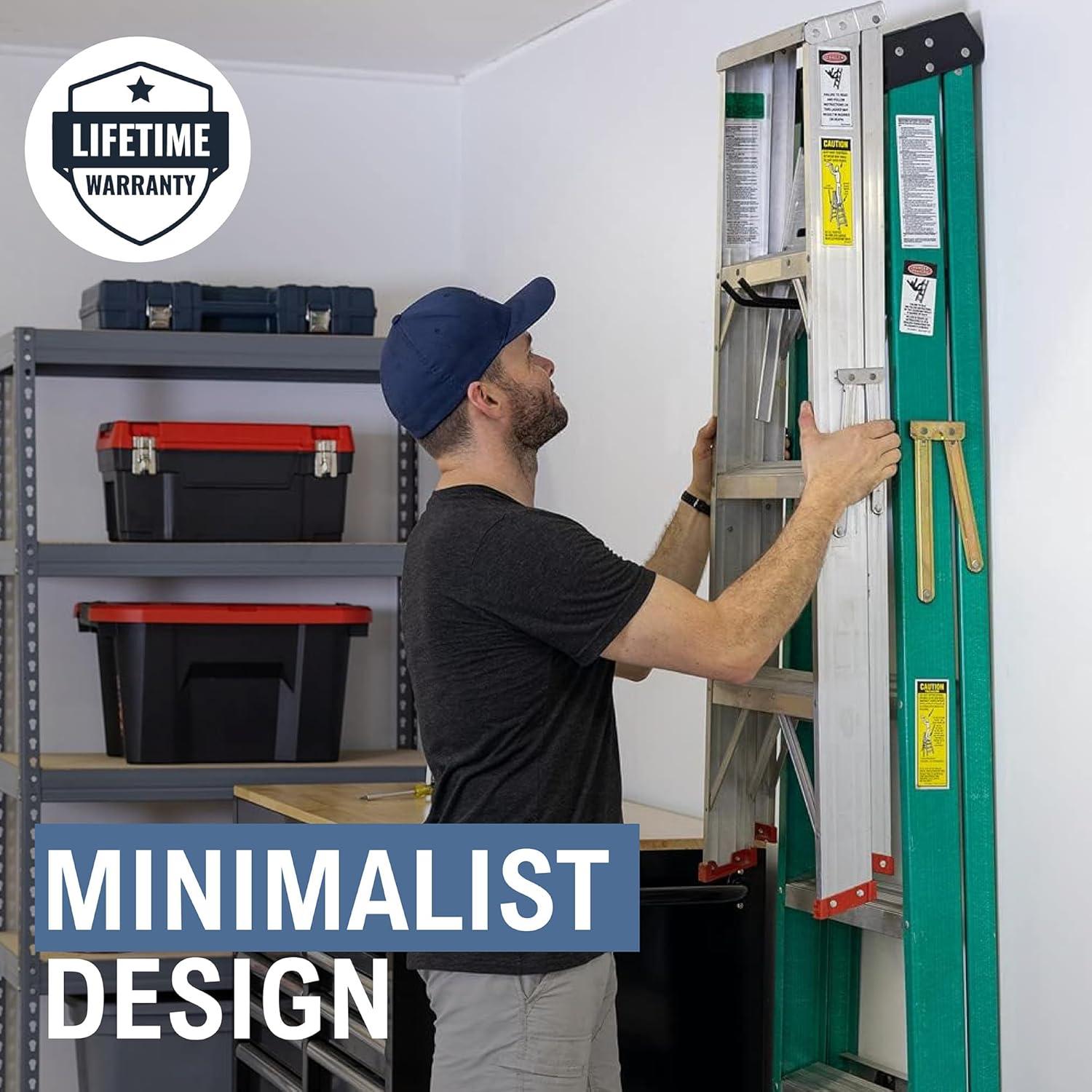 Soporte de Pared para Escaleras StoreYourBoard - Gancho de Acero 22.68 kg