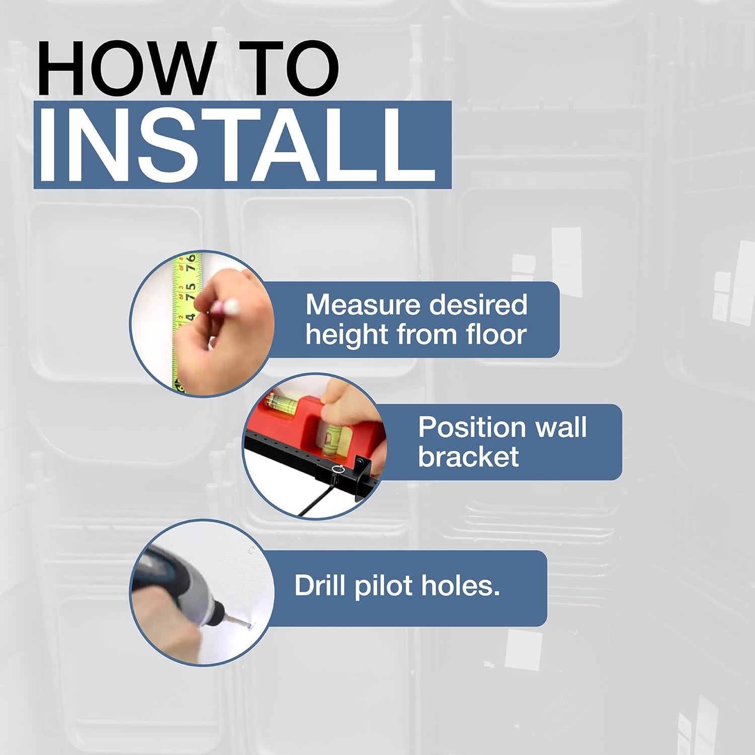 Soporte de Sillas Plegables StoreYourBoard Triple - 136 kg