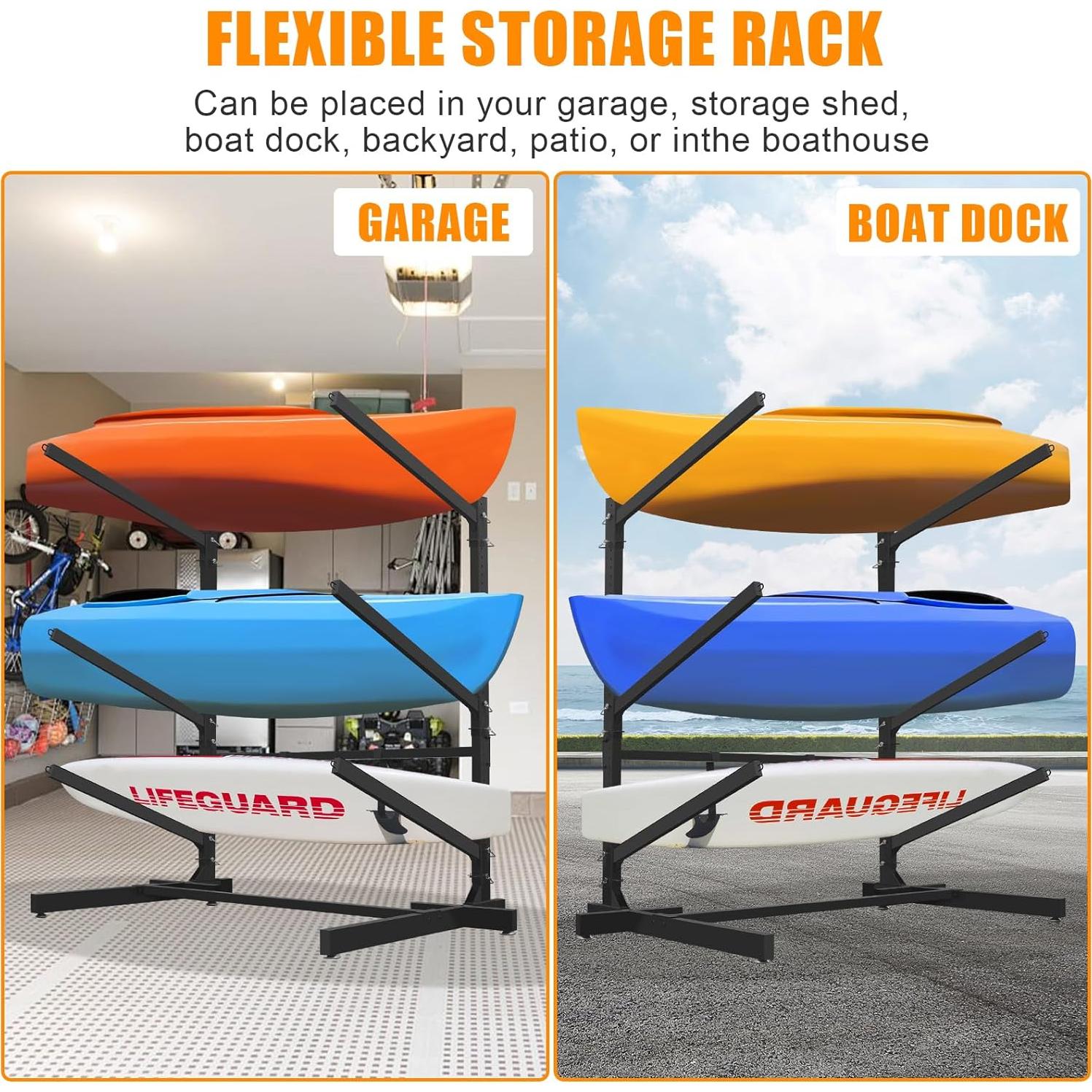 Soporte para Kayak GLIMOVA 3 Capas Alta Resistencia 45kg