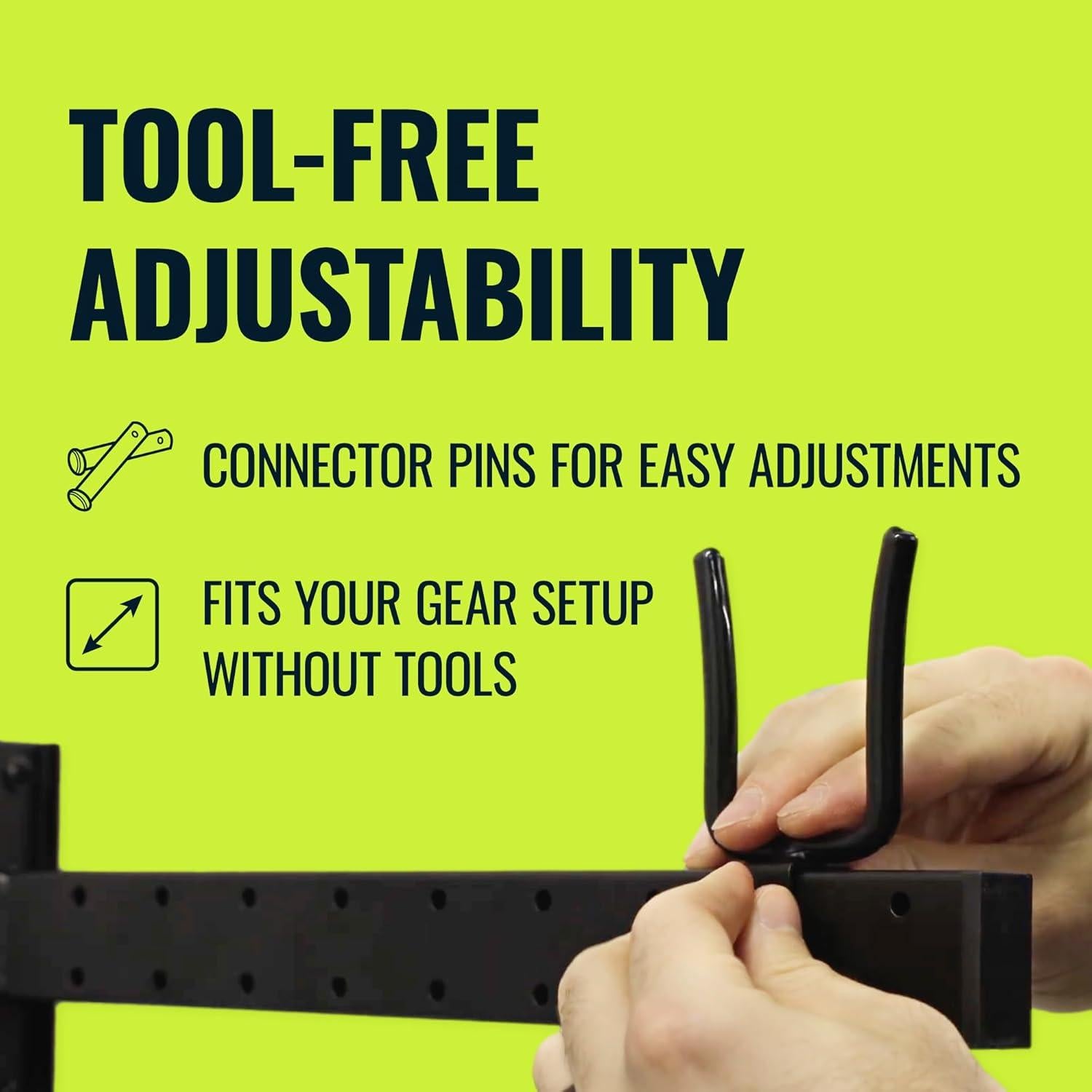 Soporte de Almacenamiento para Esquís y Snowboards StoreYourBoard, Montaje en Pared, Soporta 4 Pares