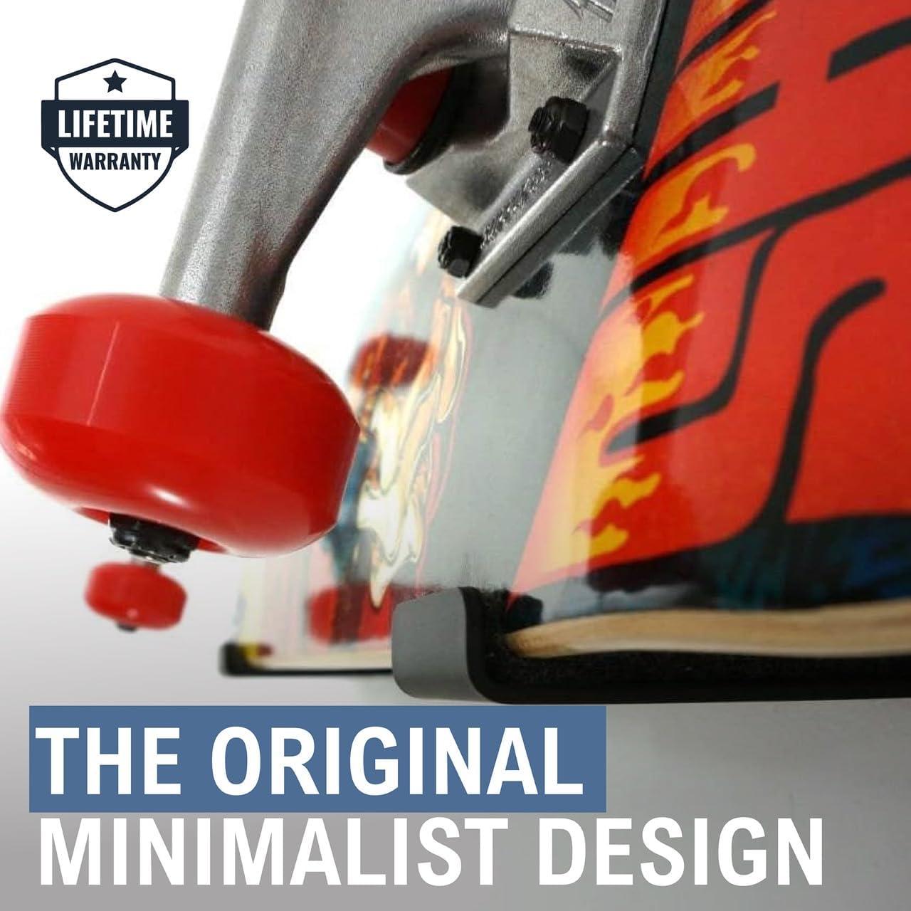 Soporte de exhibición para patineta StoreYourBoard, aluminio negro