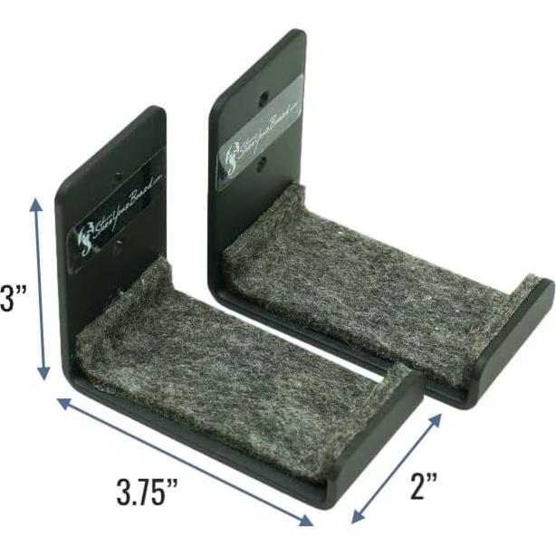 Soporte de exhibición para patineta StoreYourBoard, aluminio negro