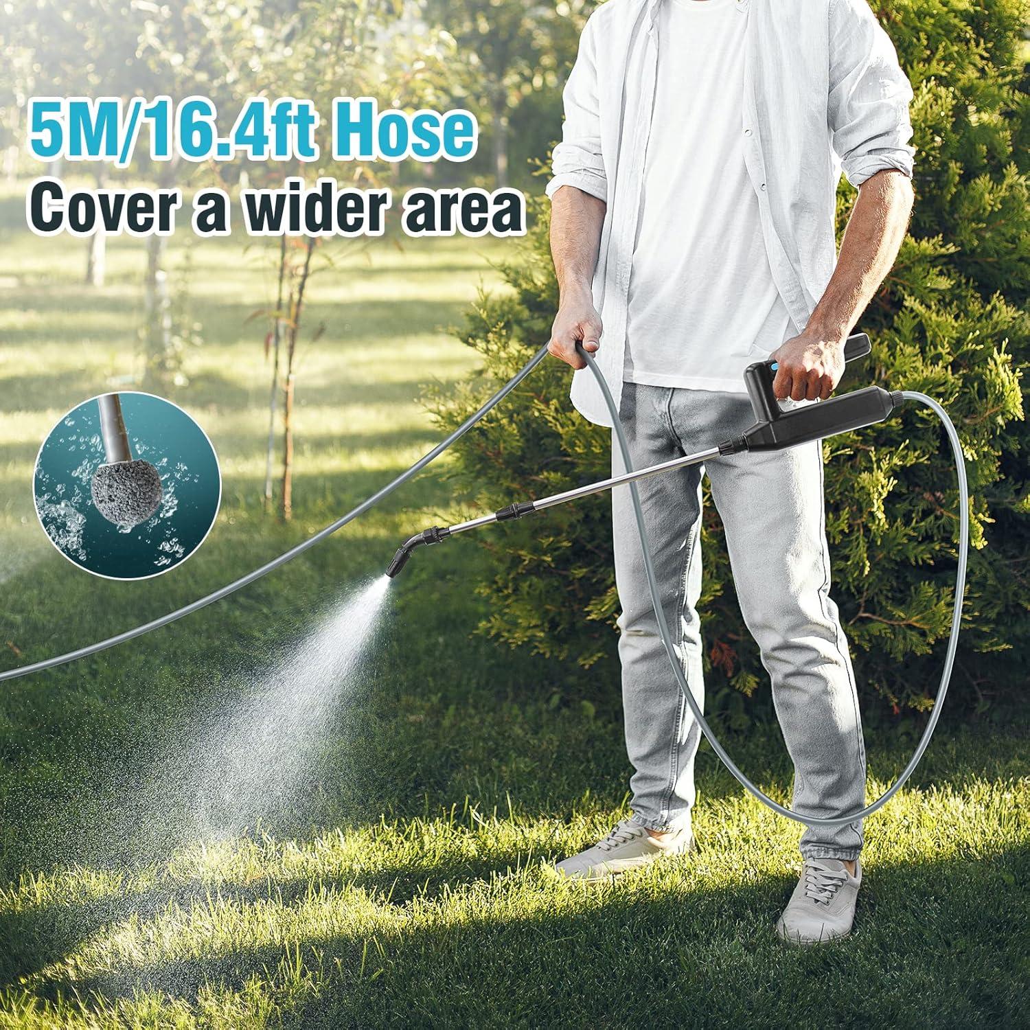 Varita Pulverizadora Eléctrica SideKing 60cm con Manguera 5m