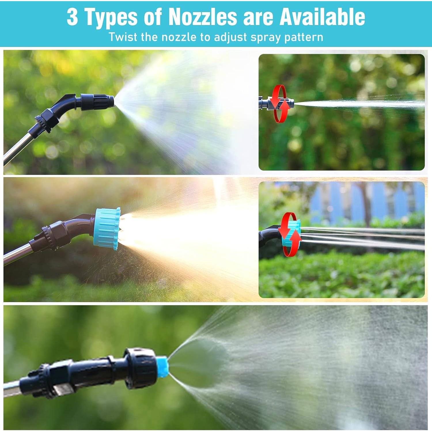 Varita Pulverizadora Eléctrica SideKing 60cm con Manguera 5m