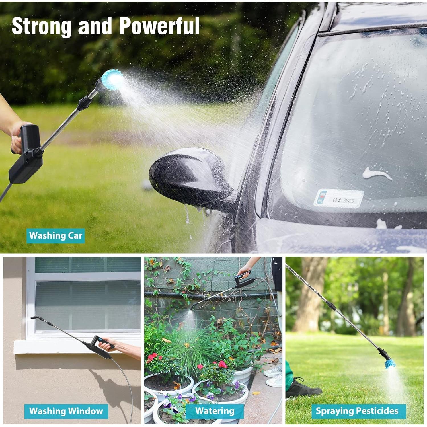 Varita Pulverizadora Eléctrica SideKing 60cm con Manguera 5m