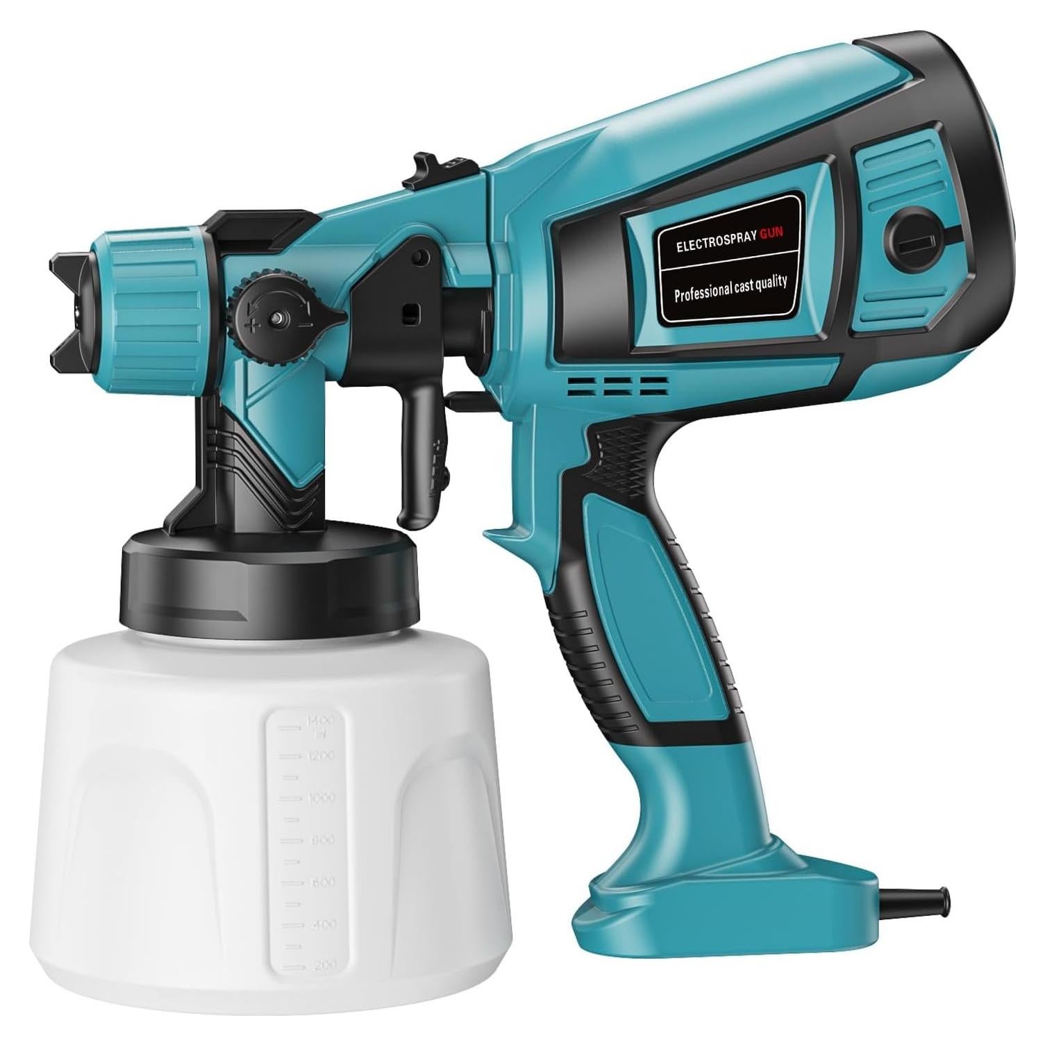 Pulverizador de Pintura Eléctrico EFEKOL 1000W 1400ml 4 Boquillas