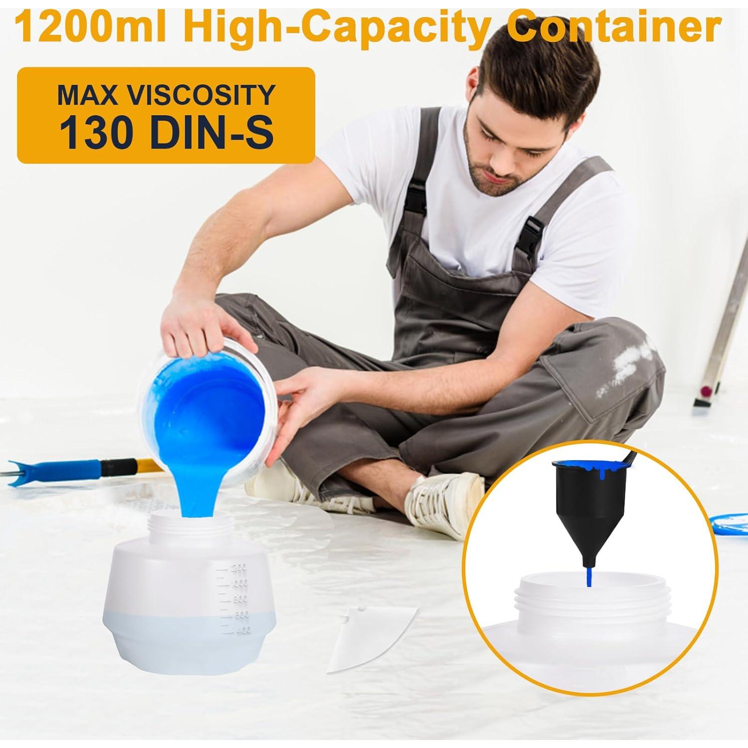 Pulverizador de Pintura CJC N33-104-1899 750W 1200ml Amarillo