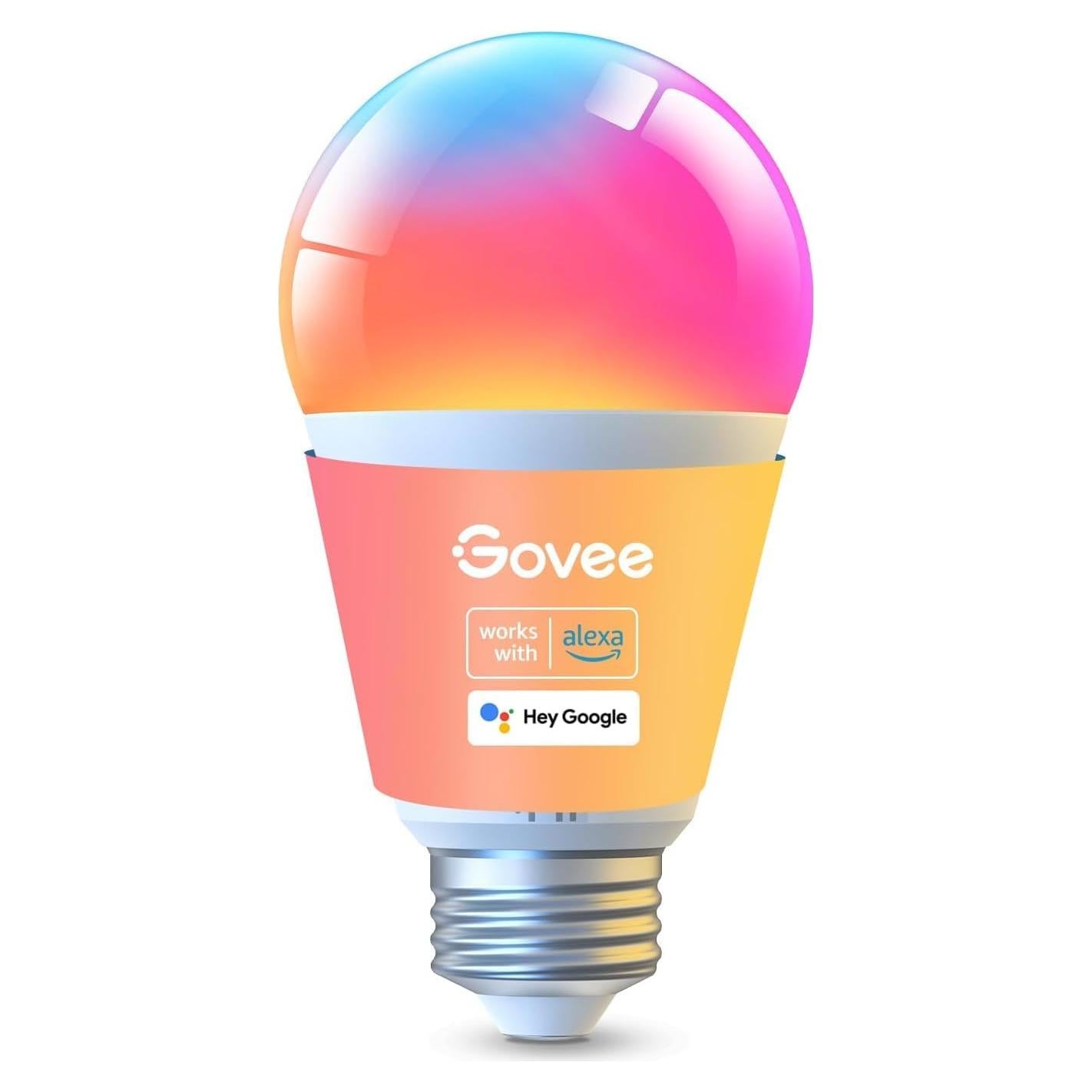 Bombilla LED Inteligente Govee H6006, 1000LM RGBWW, Wi-Fi y Bluetooth