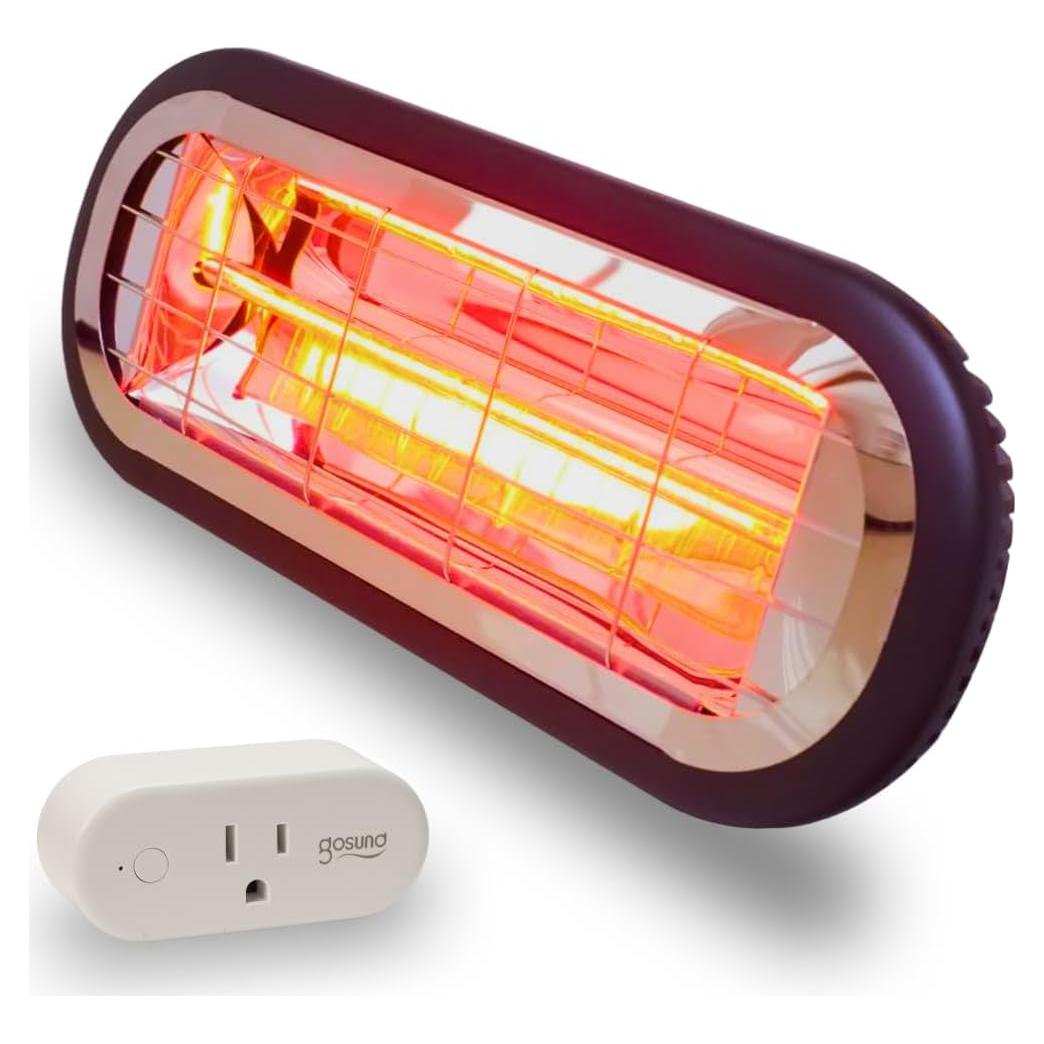 Calentador de Patio Eléctrico Amaze-Heater 1500W WIFI Infrarrojo