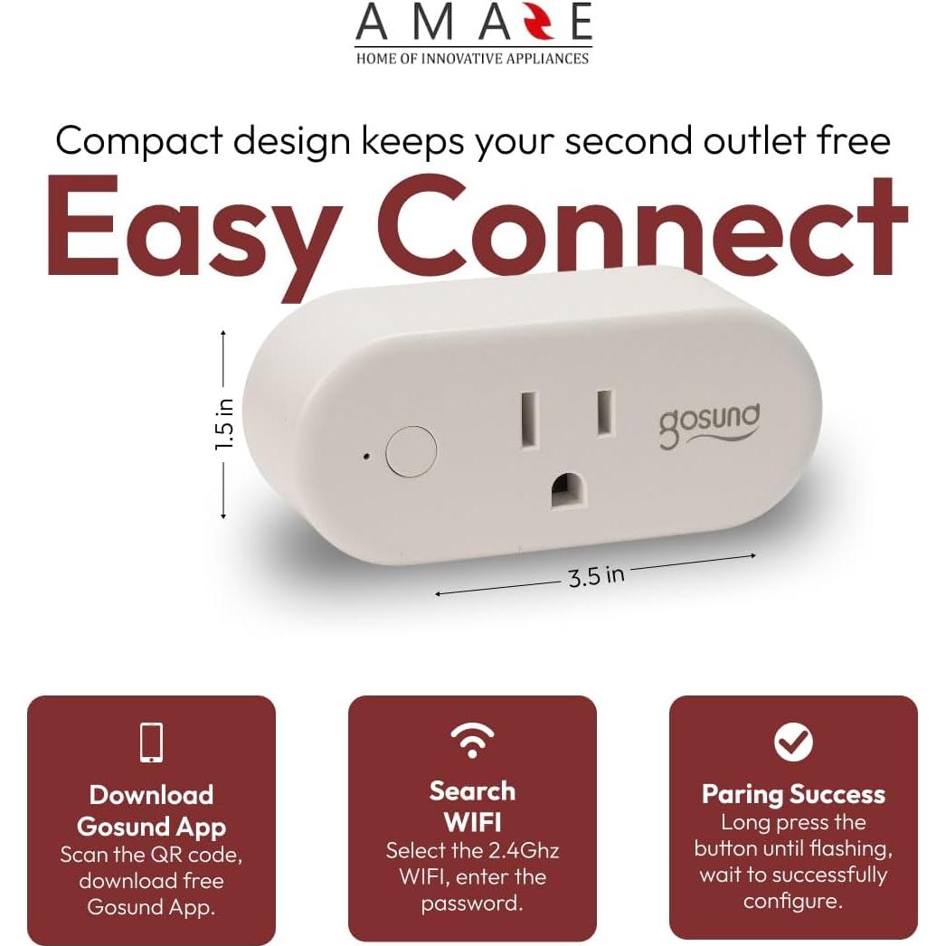 Calentador de Patio Eléctrico Amaze-Heater 1500W WIFI Infrarrojo