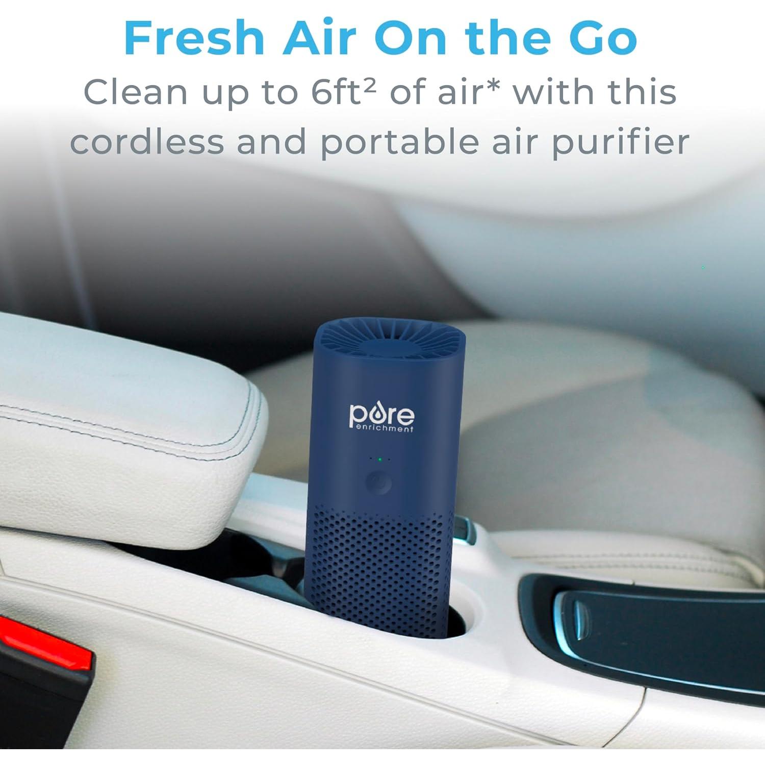 Purificador de Aire Portátil Pure Enrichment Mini HEPA Azul