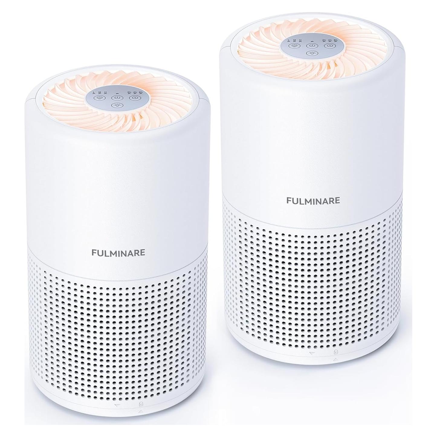 Purificador de Aire FULMINARE H13 HEPA 2 Paquete Blanco