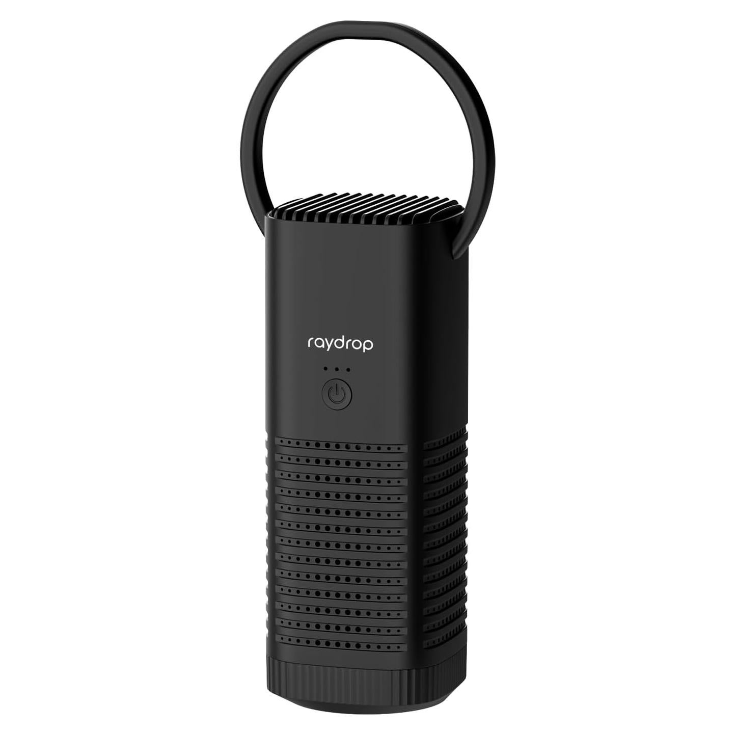 Purificador de Aire Portátil Mini Raydrop HEPA Recargable Negro
