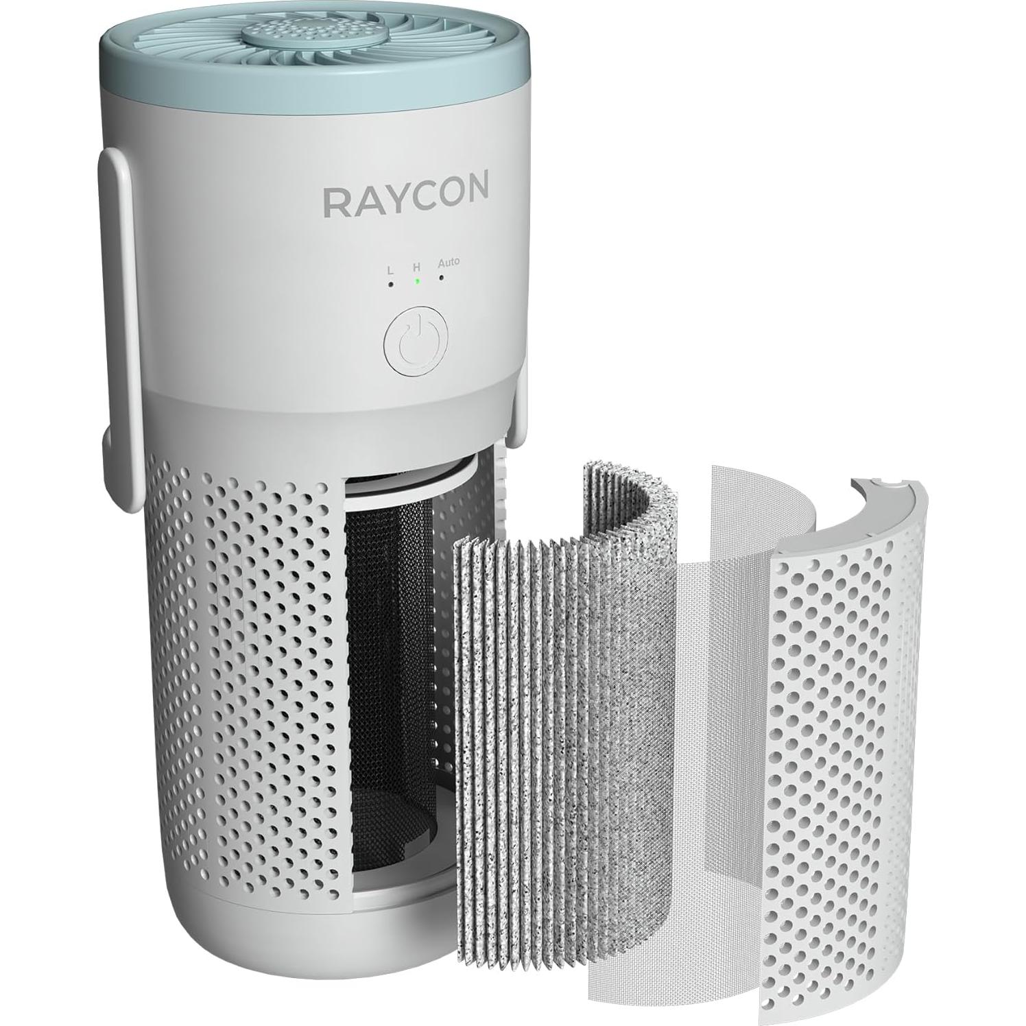 Purificador de Aire Portátil Raycon H13 con Difusor 2 en 1
