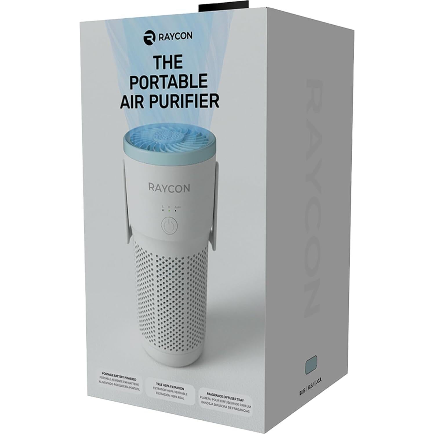Purificador de Aire Portátil Raycon H13 con Difusor 2 en 1