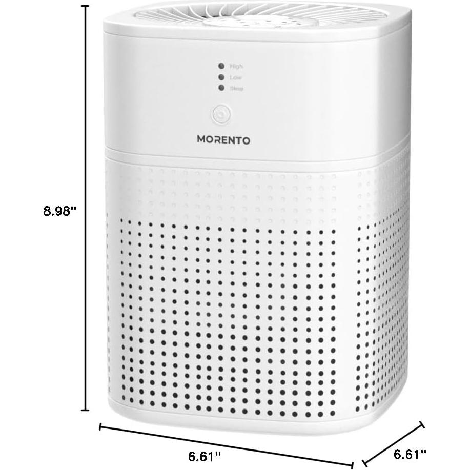 Purificador de Aire MORENTO HY1800 HEPA para Humo y Alergias