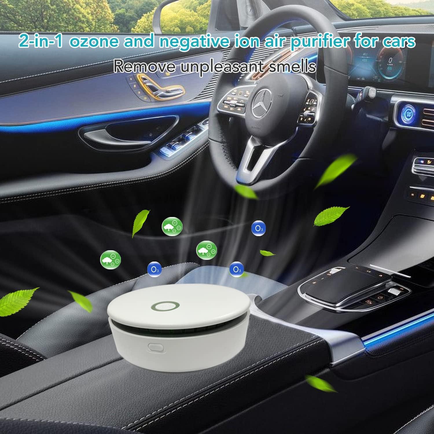 Purificador de Aire Portátil Ozono e Iónico Recargable 2 en 1