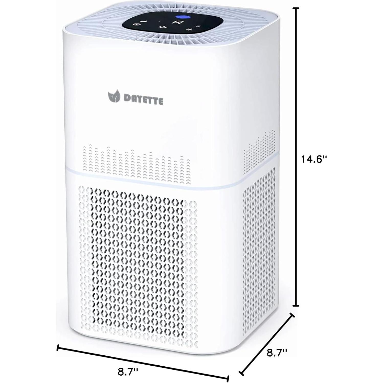 Purificador de aire HEPA Dayette AP301 para habitaciones grandes
