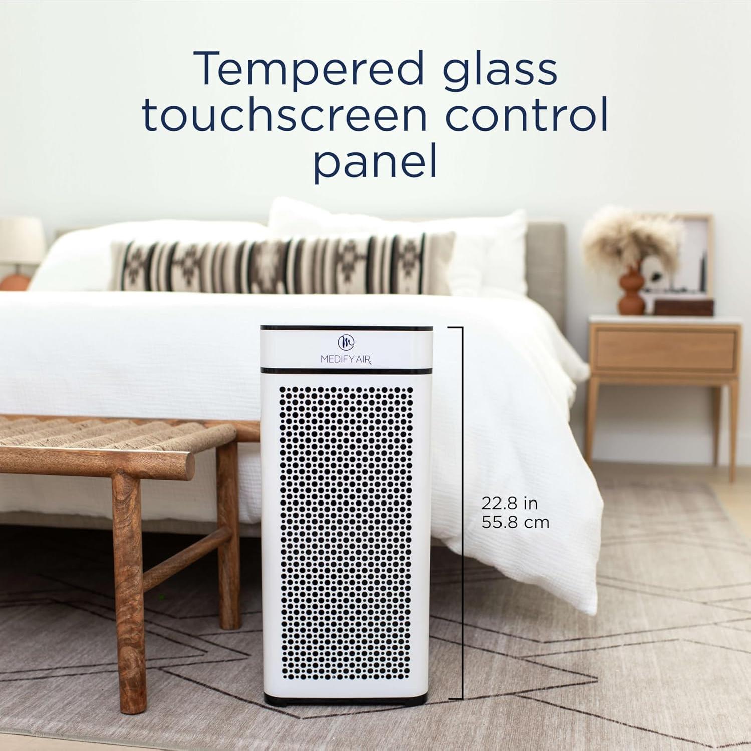 Purificador de Aire Medify MA-40 HEPA H13 166.5 m² Blanco