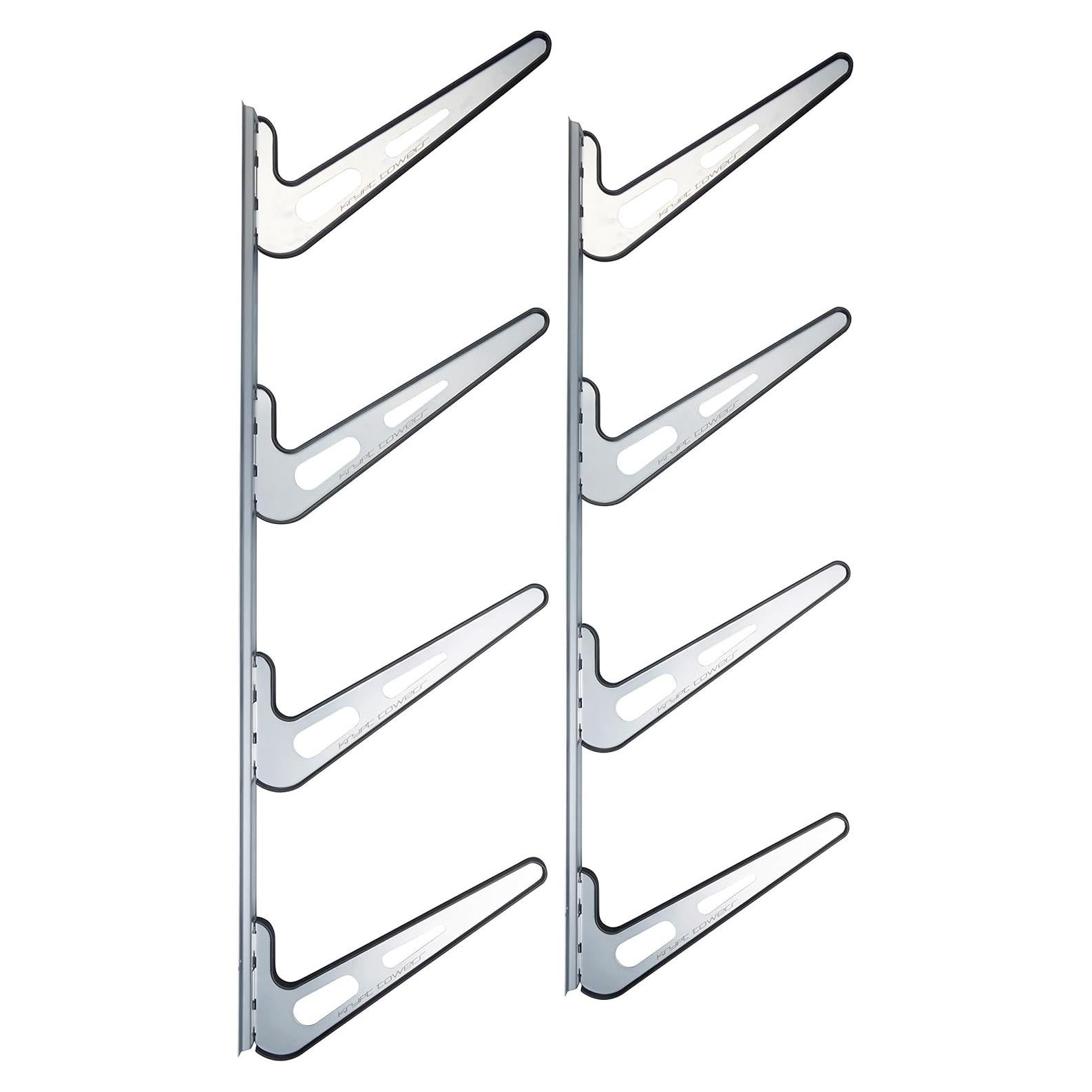 Soporte de Pared Krypt Towers para 4 Tablas de Surf y Esquí