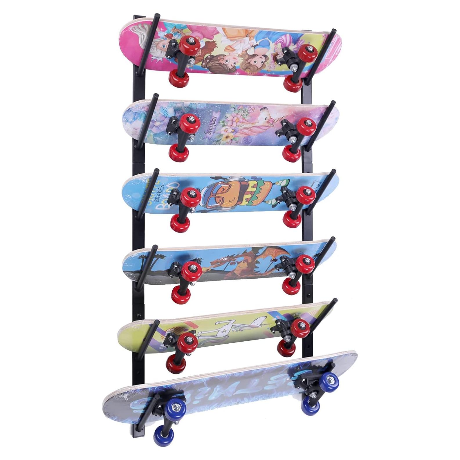 Soporte de Pared Lhysn para Skateboard 6 Capas 89.81kg