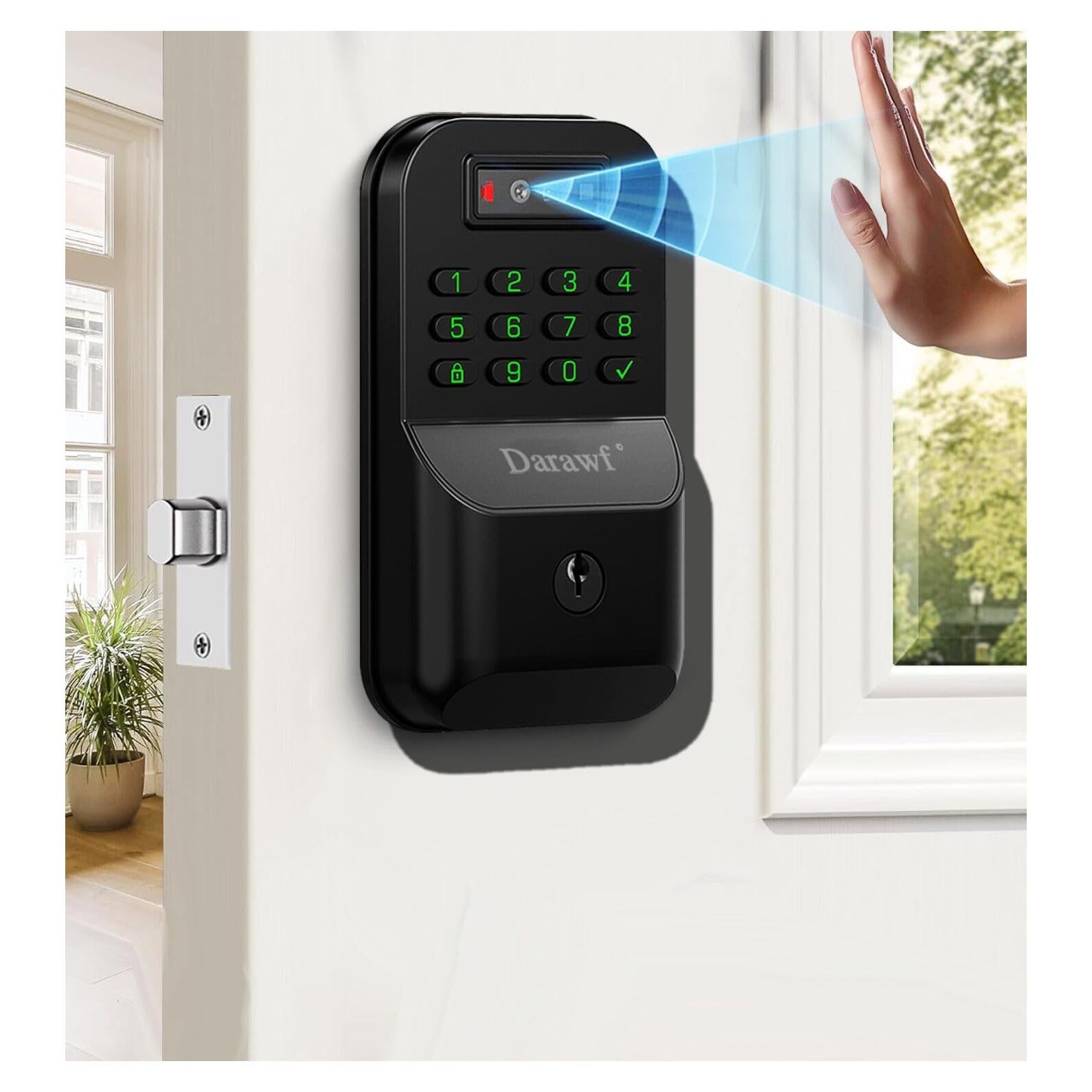 Cerradura Electrónica Biométrica Darawf PLAMK9 con Reconocimiento de Palma